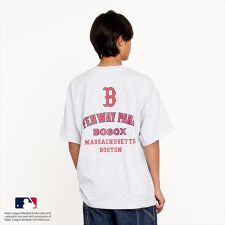【大人向けサイズあり】【MLB】チームロゴプリント半袖Tシャツ