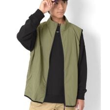 【大人向けサイズあり】ナイロンZIPアップベスト