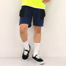 【大人向けサイズあり】【撥水】ナイロンワッシャー・ギアショートパンツ