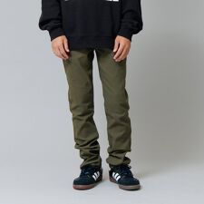 【大人向けサイズあり】スーパーストレッチ裏起毛ツイル・スリムパンツ