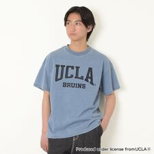 【大人向けサイズあり】【UCLA】コットン・フロントUCLAロゴ半袖Tシャツ