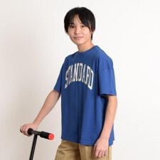 【大人向けサイズあり】【STREET】クラックロゴプリントビッグ半袖Tシャツ