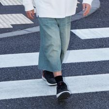 【大人向けサイズあり】【GLSW.】デニム・ワイドバギーショーツ