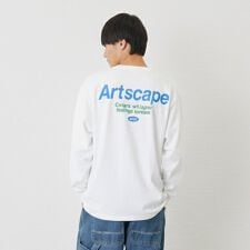 ポケットロゴプリント長袖Tシャツ