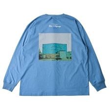 バックフォトプリント長袖Tシャツ
