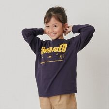 【SKIT0LY】【プチプラ】バック縦ロゴプリント長袖Tシャツ