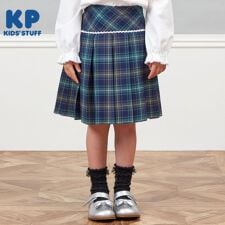 ケーピー(KP)のKP(ケーピー)チェックプリーツスカート(110～130)