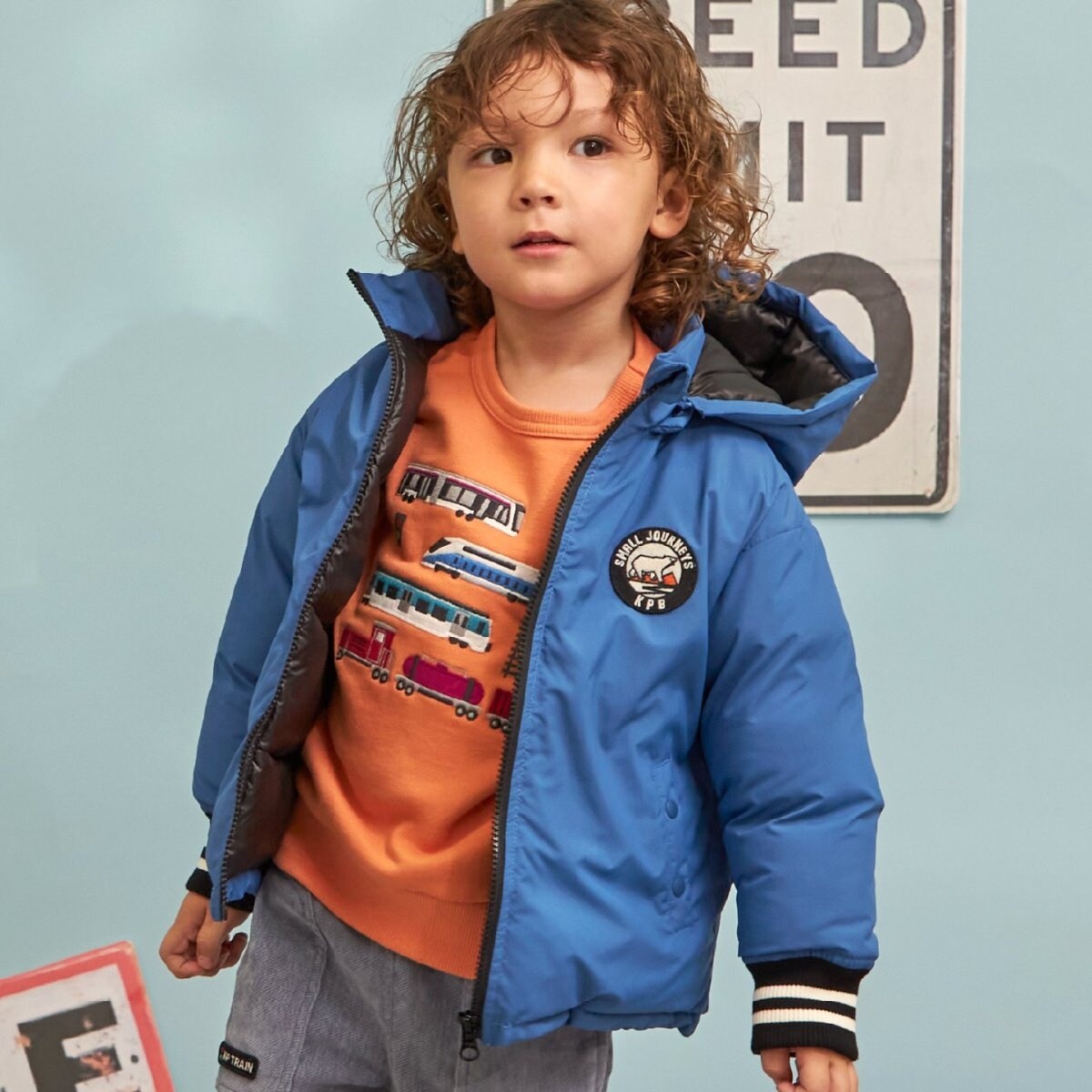 ブリーズ breeze ピクミン リバーシブル ボアブルゾン ブルー 110 楽天市場】【ピクミン】リバーシブルボアブルゾン ▽▽ 男の子