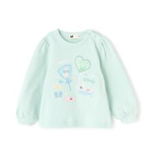 キャンディ刺しゅう トレーナー 【吸湿発熱】