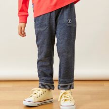 デニム風ニットツイル パンツ