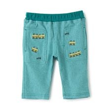 ストライプジャカード パンツ 7分丈