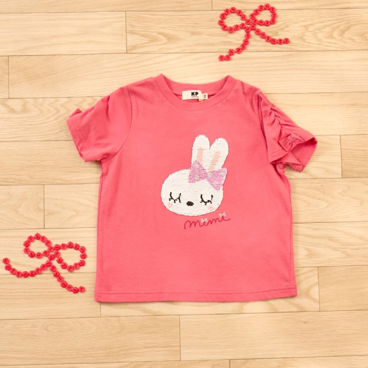 mimiちゃん スパンコール刺しゅう Tシャツ | ケーピー(KP) | マルイ
