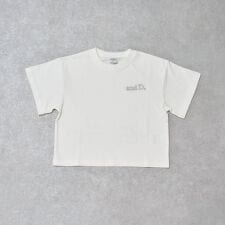 【綿100%】バックメッセージロゴ半袖T