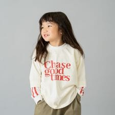 アンドディープティマイン(and D.patit main)のレイヤード風ラインロンT