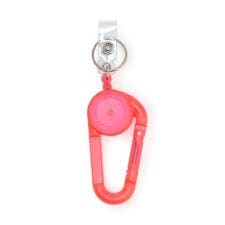 リール付きカラフルカラビナ