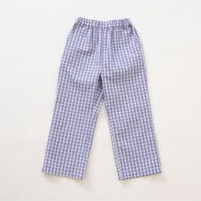 ギンガムチェックリラックスパンツ
