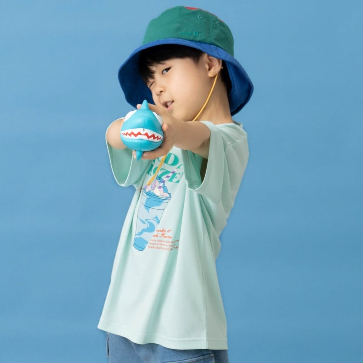 Bernhard Willhelm 半袖 Tシャツ ライトブルー装飾　ギミック アソート濡れると色が変わるプリント半袖Tシャツ | アンドディープティ