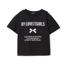 バイラビット(by LOVEiT)の【接触冷感】ロゴリボンプリントTシャツ