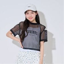 【ニコ☆プチ掲載】メッシュTキャミセット