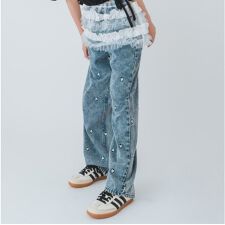 【Cuugal8月号掲載】ハート刺しゅうパンツ