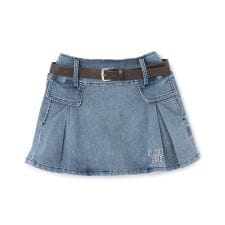 【Cuugal8月号掲載】ベルトつきスカート