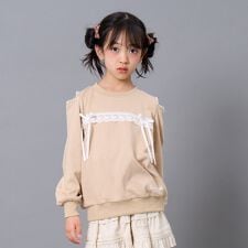 肩スリットプルオーバー