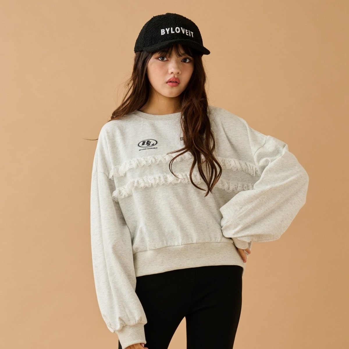 MM6 Maison Margiela ブランドロゴスウェットプルオーバー MM6 Maison Margiela ブランドロゴスウェットプルオーバー