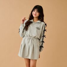 袖リボンワンピース