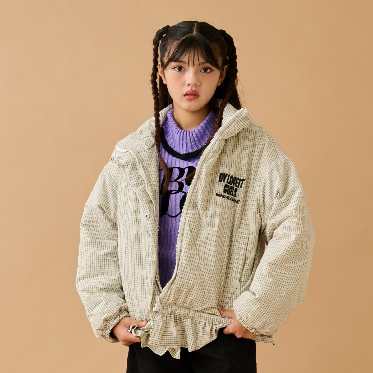 裾フリル中綿ブルゾン | バイラビット(by LOVEiT) | マルイウェブチャネル