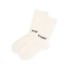 【卒服】ロゴクルーソックス