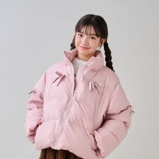 バイラビット(by LOVEiT)のリボンタフタフェイクダウンJK