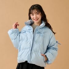 バイラビット(by LOVEiT)のリボンタフタフェイクダウンJK