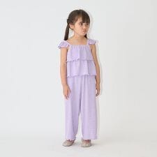 キャミ&ロングワイドパンツセットアップ