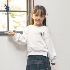 【U.S.POLO ASSN.】ワンポイント刺しゅうスウェット