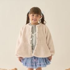 【Lycee mine バレエシリーズ】ノーカラーペプラムブルゾン