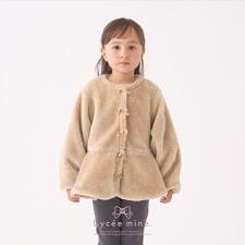 【Lycee mine バレエシリーズ】ノーカラーペプラムブルゾン【子供服】【キッズ】【女の子】