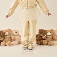 【Lycee mine バレエシリーズ】【セットアップ可】チュールスカート付きスウェットパンツ【子供
