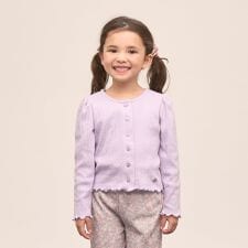 【UV加工】パターンメッシュカーディガン