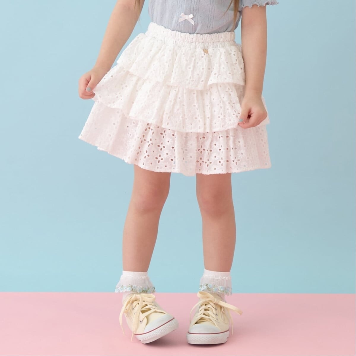 [�}���C]�y��100���z�R�b�g�����[�X�e�B�A�[�h�X�J�[�g(�C���p���t)�y�q�����z�y�L�b�Y�z�y���̎q�z/���Z�}�C���iLycee mine�j �I�t�z���C�g