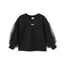 ピューピルハウス(Pupil House)の袖チュールトレーナー