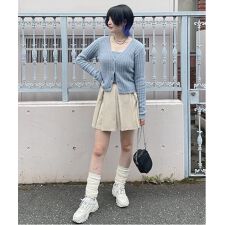 リボンプリーツスカート【韓国ファッション】