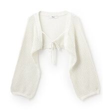 メッシュリボンカーディガン【韓国ファッション】