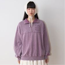 ハーフZIPプルオーバー【韓国ファッション】