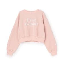 レースロゴトレーナー【韓国ファッション】