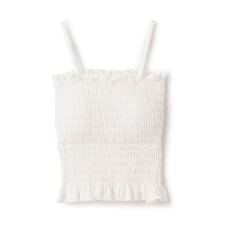 シャーリングキャミソール