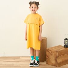 【４WAYストレッチ】【KELTY】切替Aラインワンピース