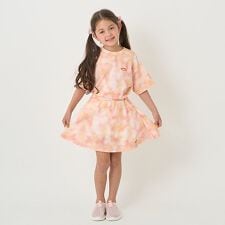 ミニマル(minimal)の【接触冷感】タイダイ風プリントスカートインナーパンツつき