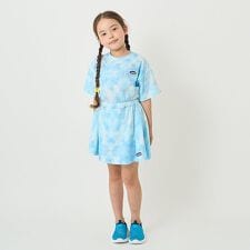 ミニマル(minimal)の【接触冷感】タイダイ風プリントスカートインナーパンツつき