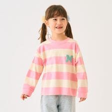 ミニマル(minimal)のボーダーサガラ刺しゅうロンT