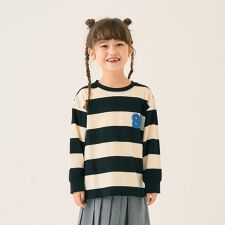 ミニマル(minimal)のボーダーサガラ刺しゅうロンT